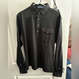 Polo by Ralph Lauren Black Casual Button Down Shirt